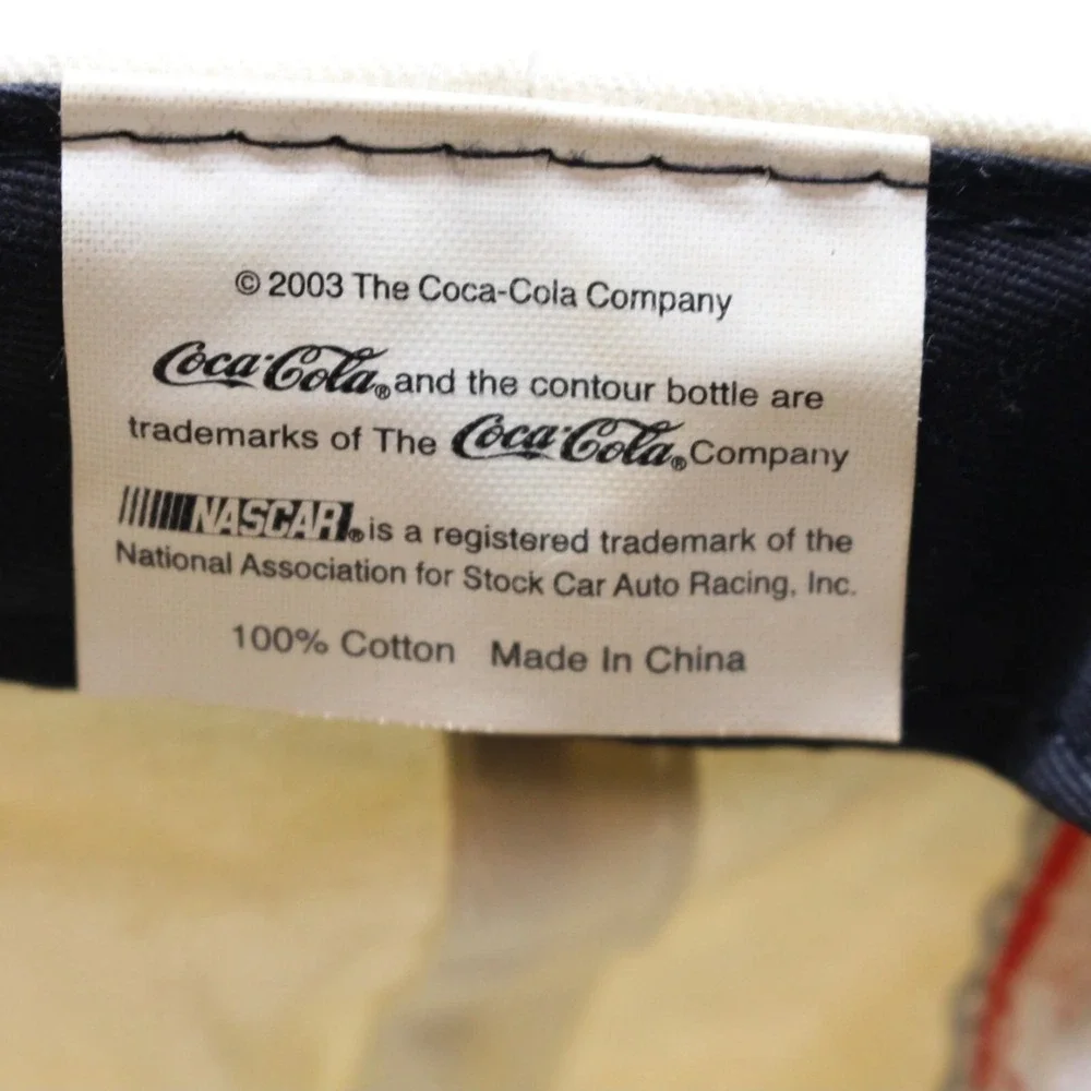 Coca Cola Steve Park Nascar Hat #1 2003 Coke Racing Family Logo Baseball Dad Cap